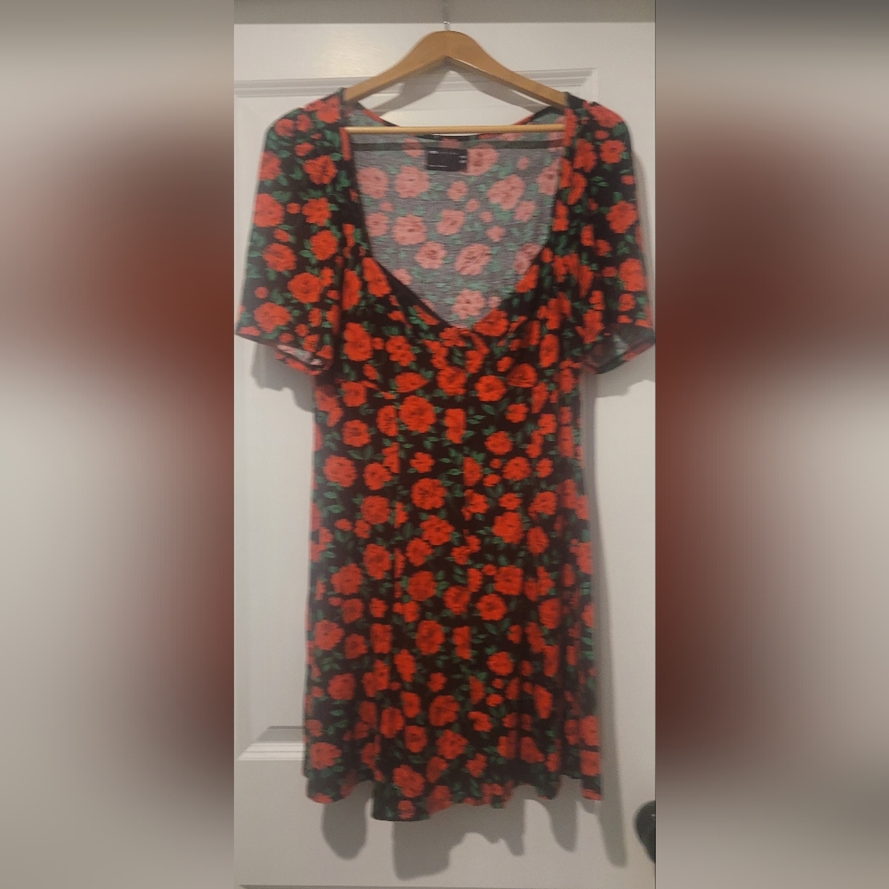 Asos Design Tea Dress Roses - Picture 3 of 10